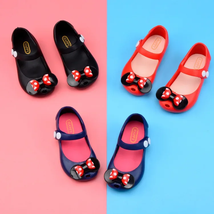 Spot Melissa Cartoon Mickey Minnie Mouse Softsole Sandals Fish Mouth Single Shoes Beach Shoes Fragrant Sandals