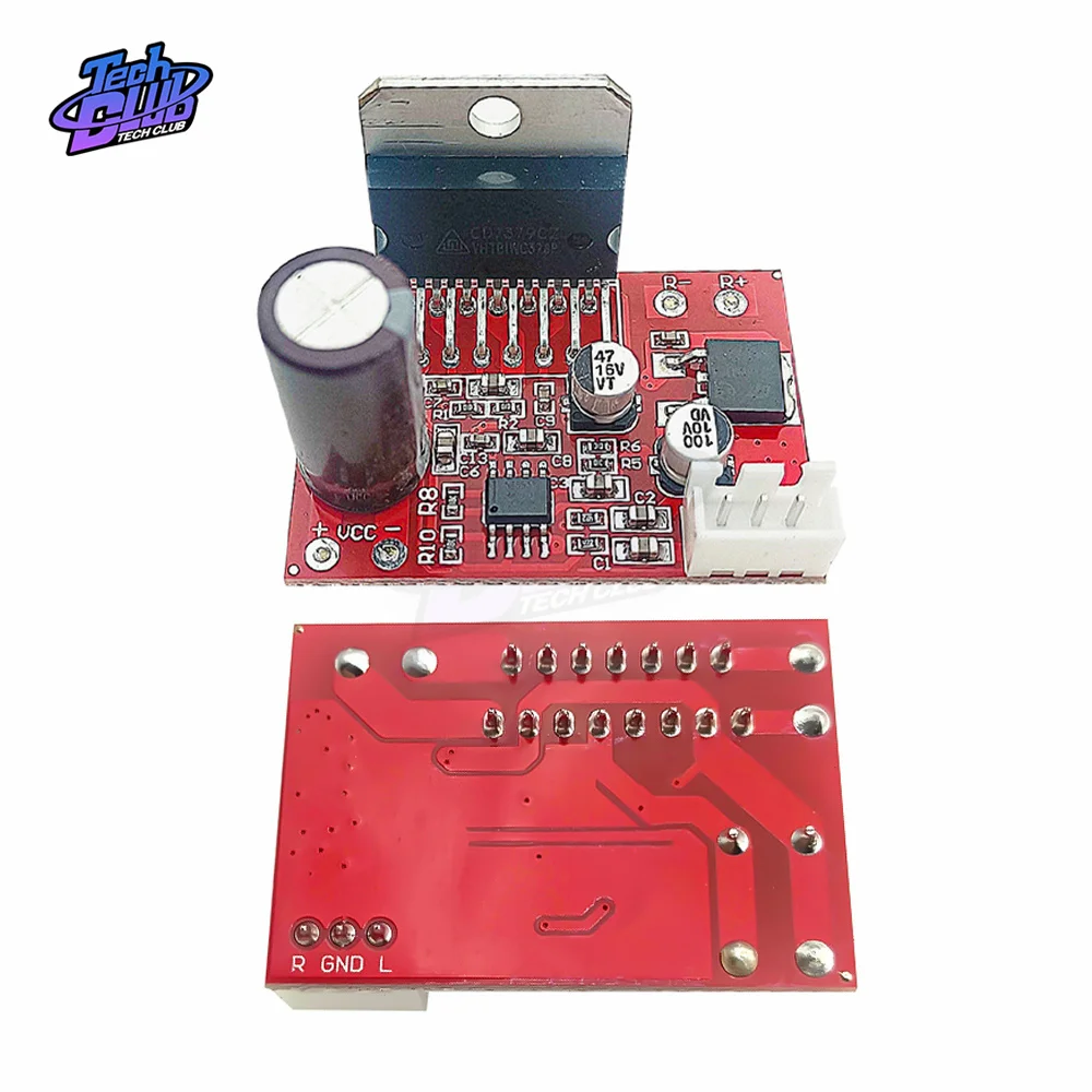 CD7379 Power Audio Amplifier Chip Module DC 12V NE5532 Front Speaker Audio System Audio Board Electronic Component Kit