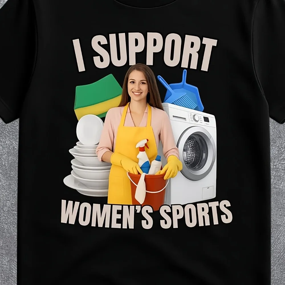 Ich unterstütze Sport-T-Shirts für Frauen, lustige, freche Scherzgeschenke, neue Sommerartikel, die sowohl für Männer als auch für Frauen geeignet sind, lässige T-Shirts