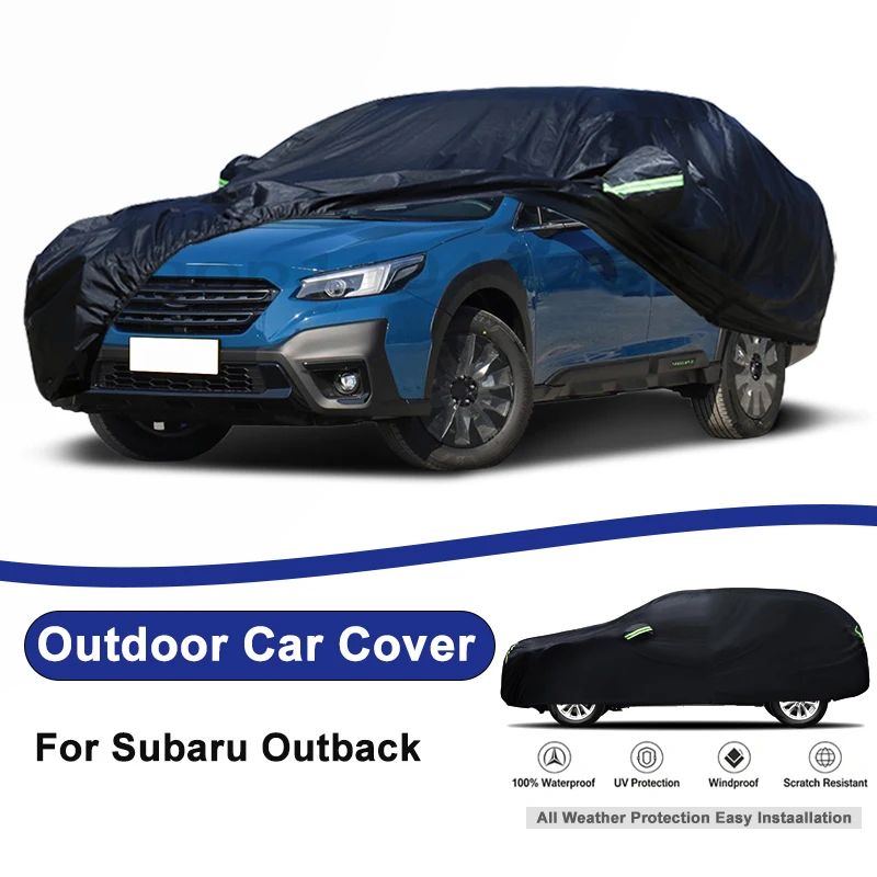 

Outdoor Full Car Cover For Subaru Outback with Reflective Strips Waterproof Snowproof Dustproof UV Protection Auto Accessories