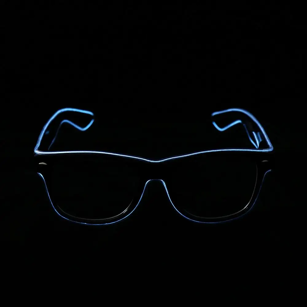 Gift Costume Decor Glow Sunglasses El Wire Light Up Party SunGlasses Luminous Glasses Led Glasses Flashing Glasses Neon Glasses