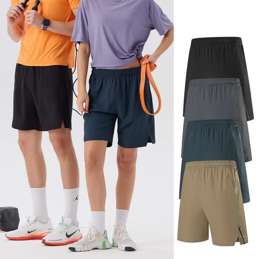 Running shorts Men's sports CITY JOGGING OUTDOOR HIKING fitness shorts Gym training Quick-drying sports Zipper pocket pants