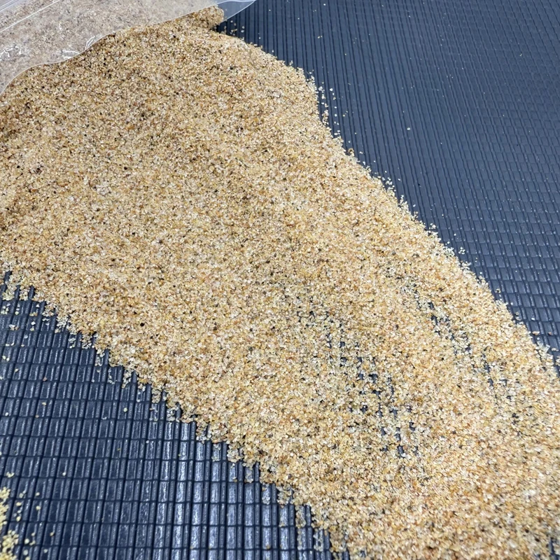 Simulatie fijn zandmodel natuurlijk zand en grind 0,5 mm deeltjes strandlandschapsarchitectuur materiaal drijfzandmodel