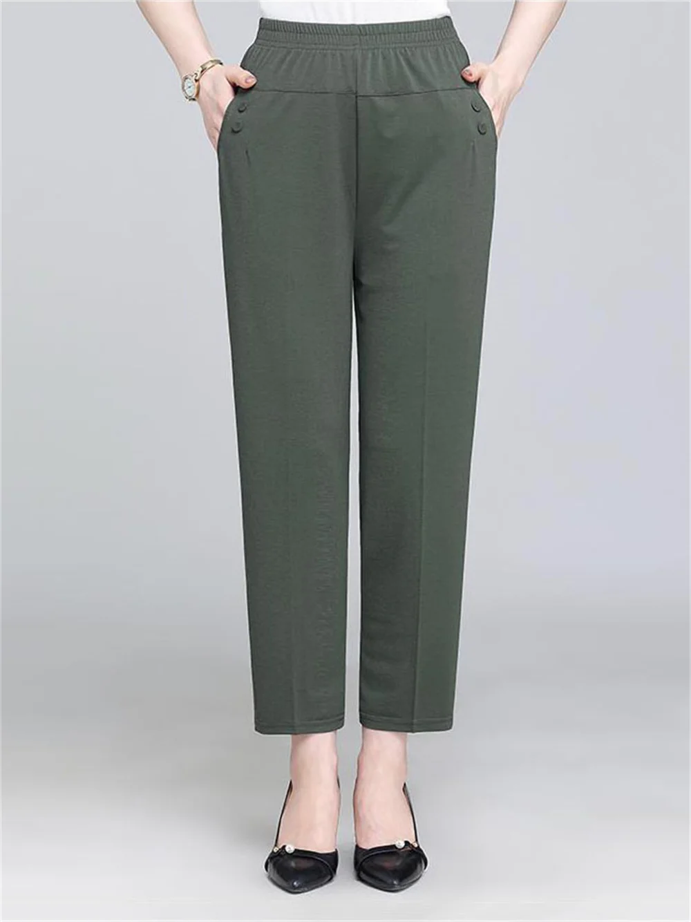 Casual hoog getailleerde baggy moederbroek Oversized stijl losse kantoor damesbroek Comfortabele Y2k-kleding Koreaanse populaire broek