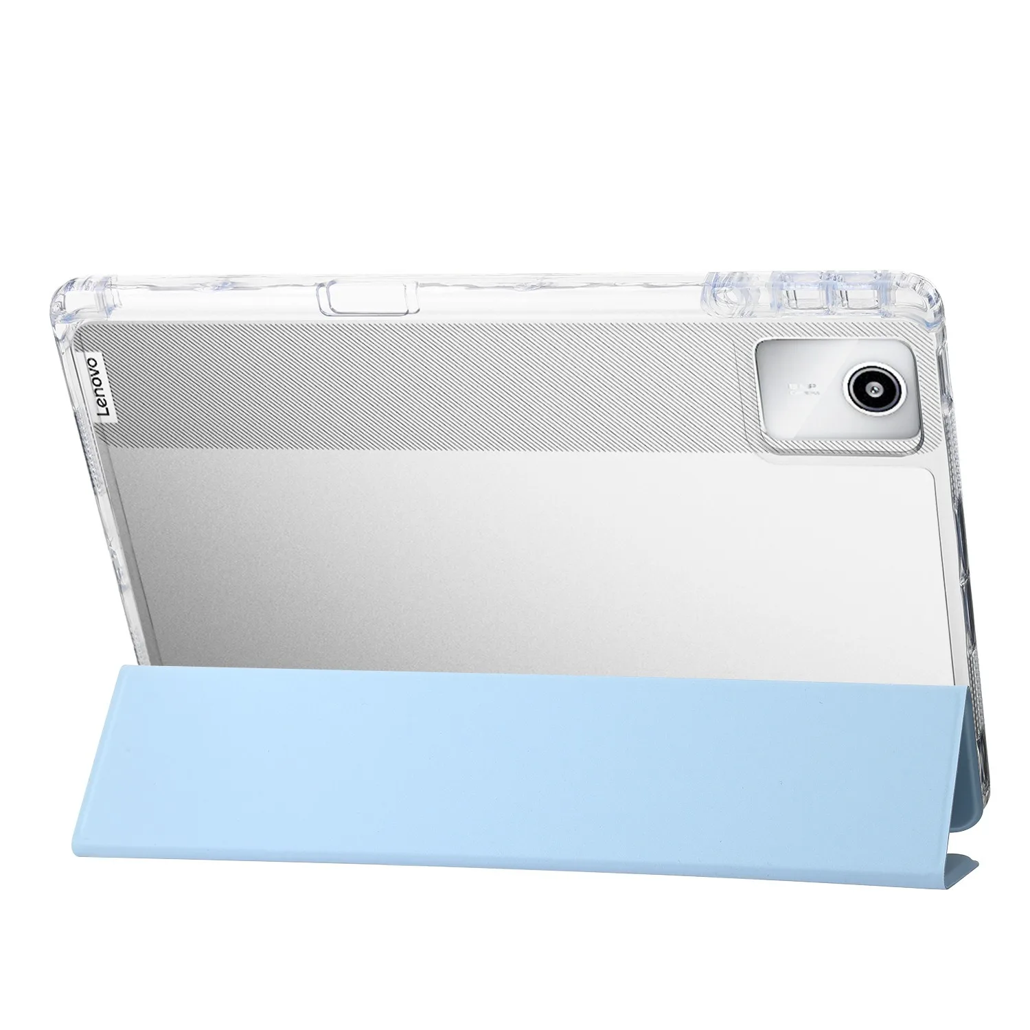 With Pencil Holder Case for Lenovo Tab M11 Xiaoxin Pad 2024 Translucent Back Soft Protective Case Tab Idea 11 XiaoxinPad 2025 - view 5