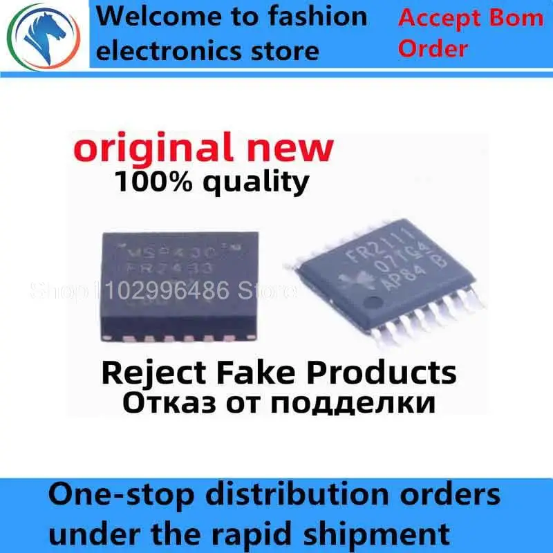 2-10Pcs 100% New MSP430FR2433IRGER MSP430FR2433 VQFN24 MSP430FR2111IRLLR FR2111 HVQFN24 Brand new original chips ic