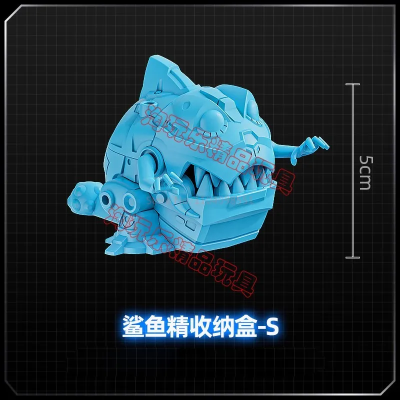 Op voorraad Blokees Transformers Movie Figure G1 Sharkticon Bloks Group Beweegbaar modelspeelgoed Kleine opbergdoos Speelgoed Kerstcadeaus