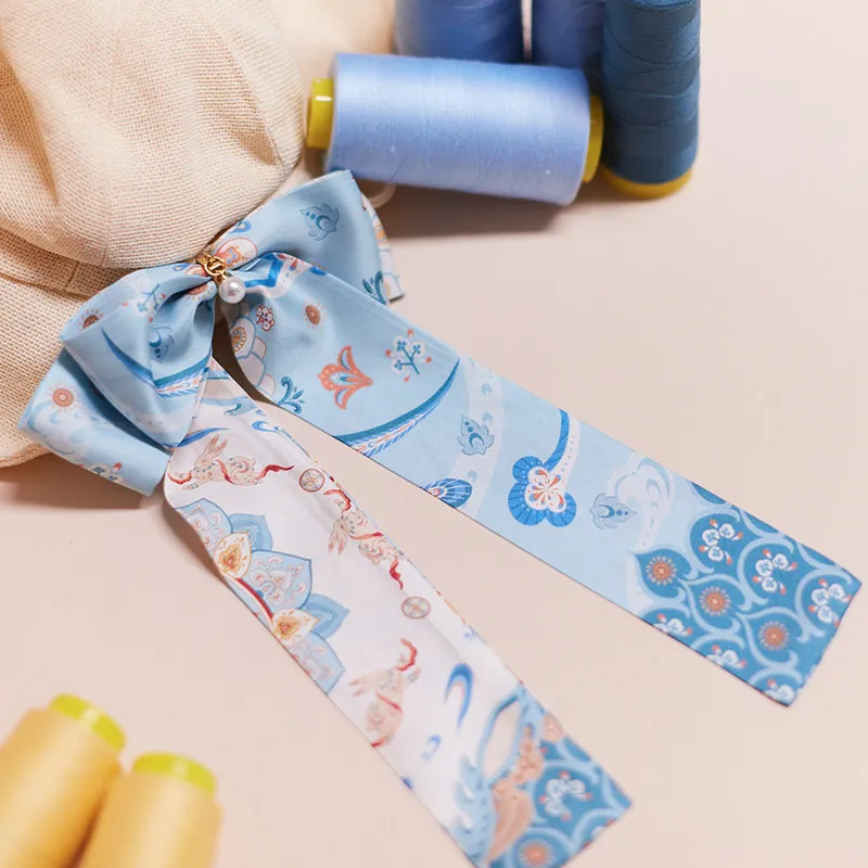 

Шелковый длинный шарф шелкопряда шелковый шарф Hanfu повязка на голову оригинал