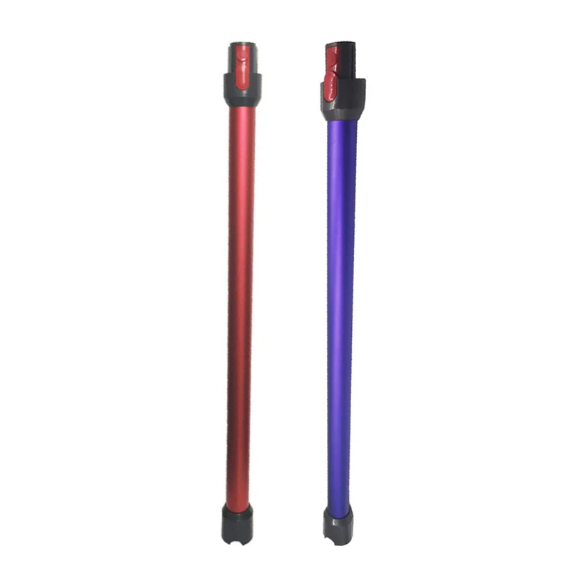 1PCS Telescopic Extension Rod for Dyson V7 V8 V10 V11 Straight Pipe Metal Extension Bar Handheld Wand Tube,Purple