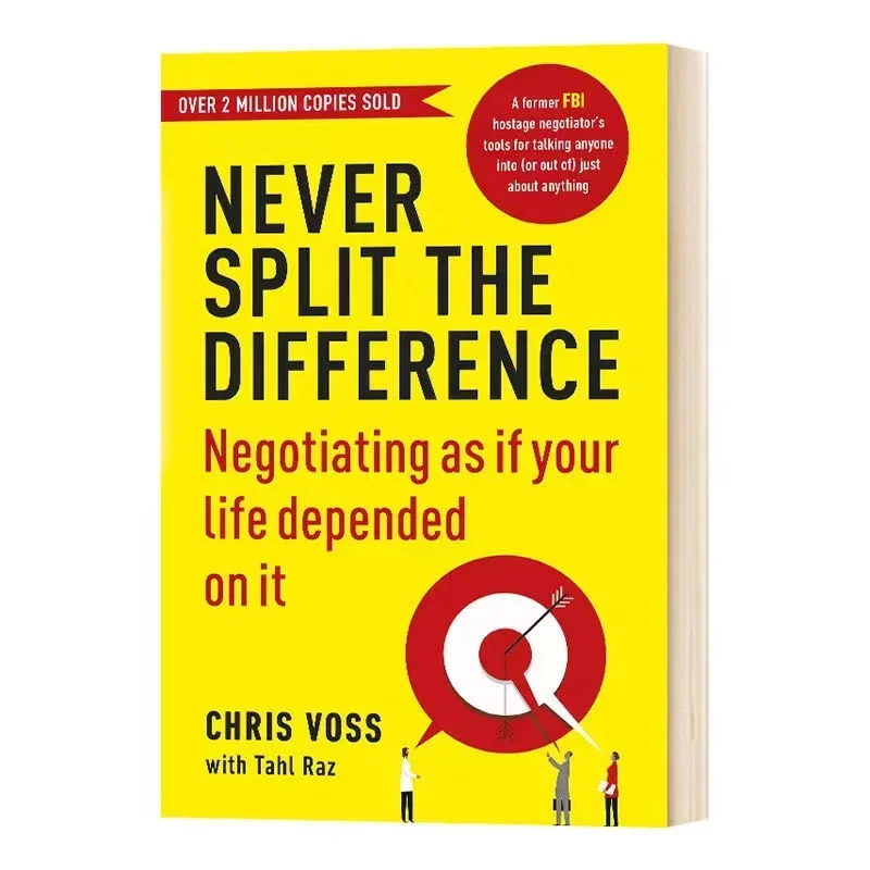 Never Split The Difference By Chris Voss Books in English for Adults Negotiations Emotional Intelligence New Listing