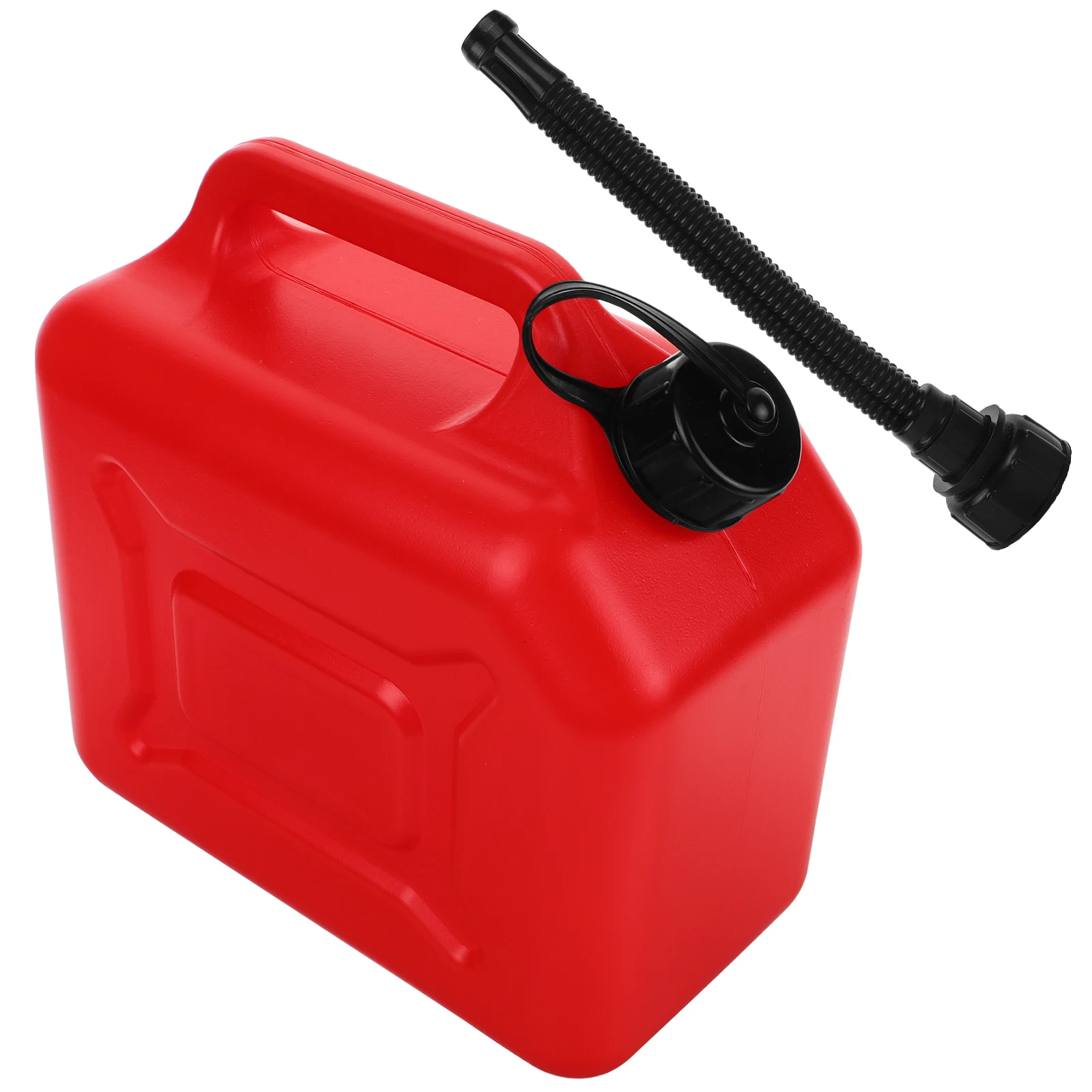 

5L Portable Fuel Tank Gas Can For Motorcycle Atv Utv Polyethylene Lightweight Spout Tube Included Emergency Use