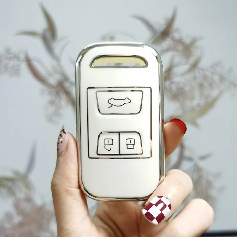 TPU Key Cover Remote Car Key Case for Chery Tiggo 4 7 Arrizo 5 3 Tiggo 8 Key Holder Protection Shell Fob