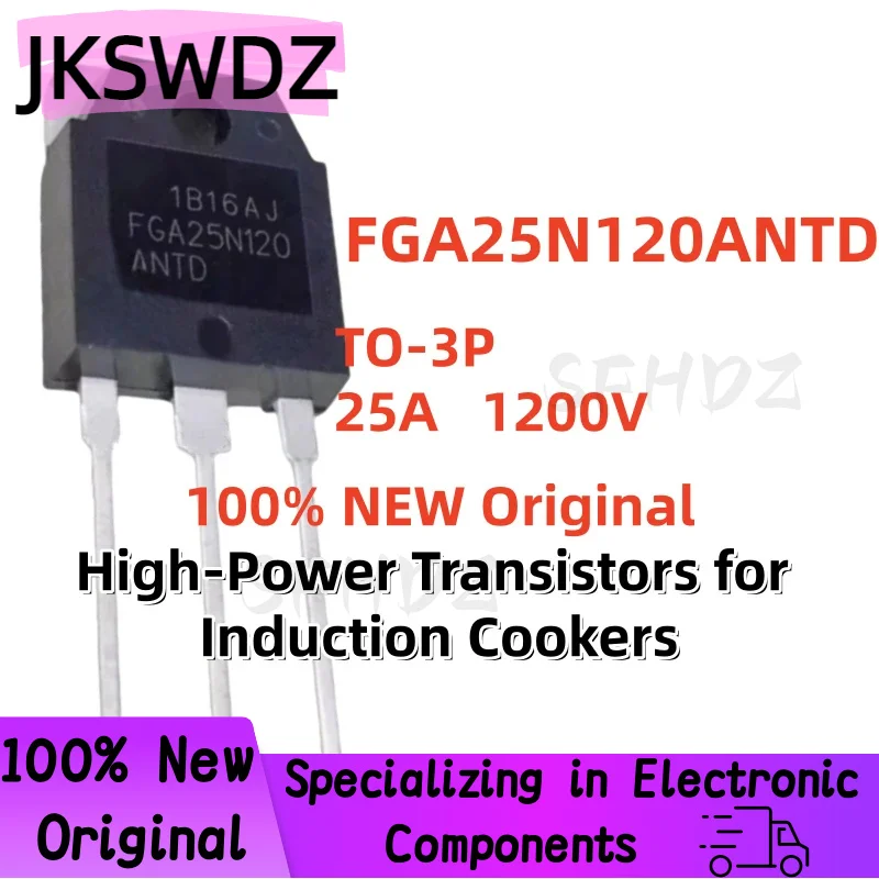 

5/10/20PCS 100% NEW Original FGA25N120ANTD TO-247 25A 1200V IGBT Power Transistors for Induction Cookers