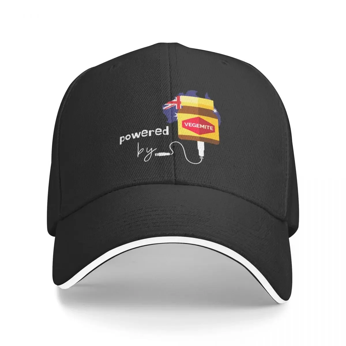 

Powered by Vegemite Baseball Cap Ball Cap Sunscreen Beach For Women Men's