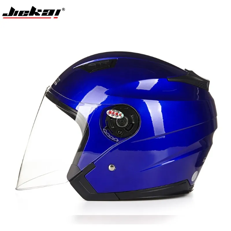 NEW Motorcycle Electric Bicycle Helmet Four Seasons DoubleLenses Racing Half Helmets Motorbike Helmet Medio Casco