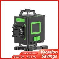3D/4D 12/16 Lines Professional Laser Level 360°Self-leveling Laser Levels Horizontal and Vertical Green Beam Nivel Laser Tool