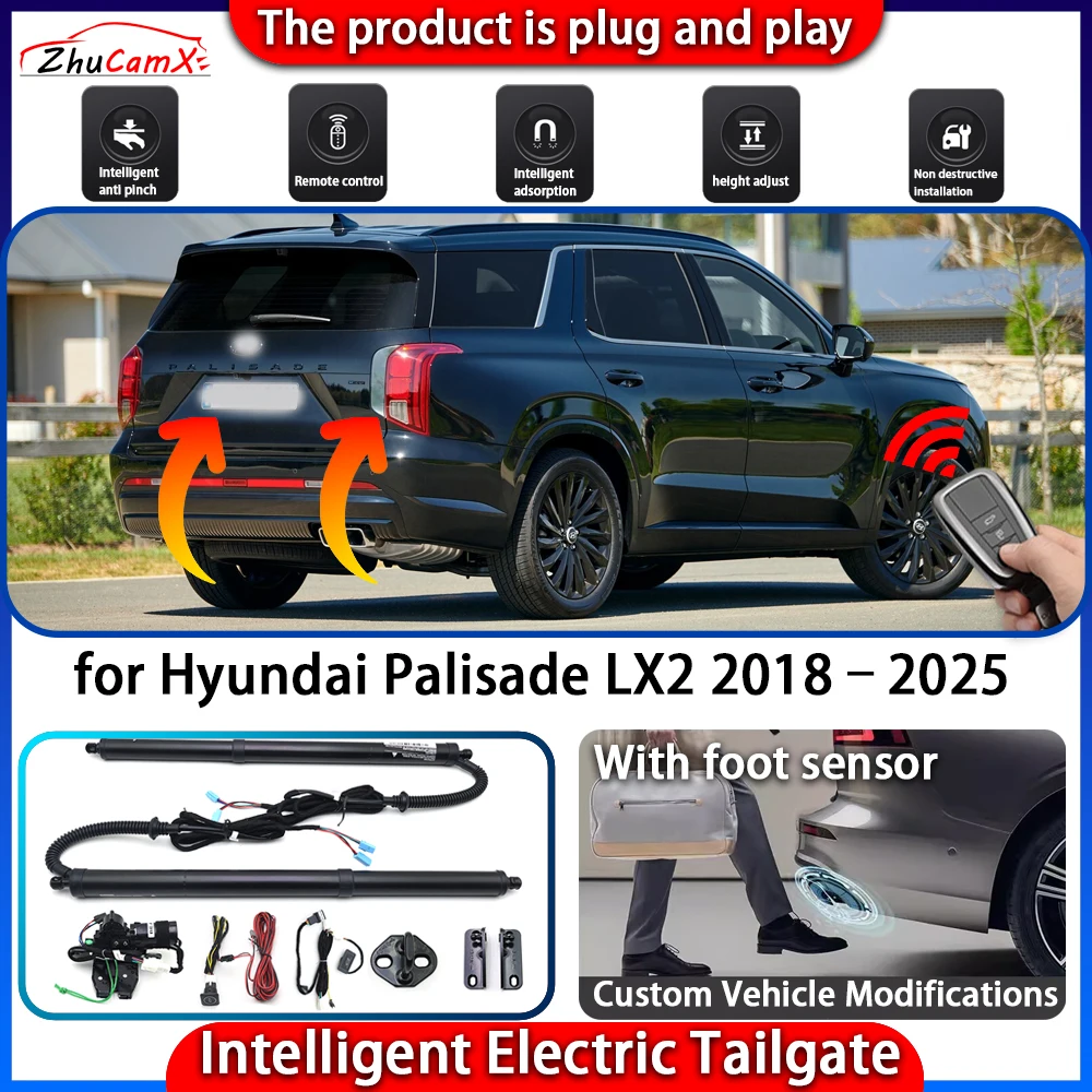 ZhuCamX Smart Powered Tailgate System for Hyundai Palisade LX2 2018–2025 Automatic Intelligent Electric Trunk Lift Control Kit