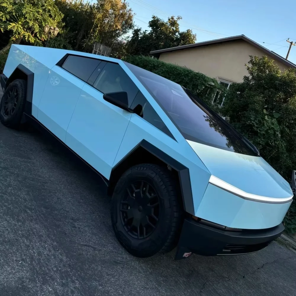

High Quality DIY Color For Tesla Cybertruck 2024 PVC Paint Protection Film Per-cut PPF Color Changing Film Anti-Scratch Decal