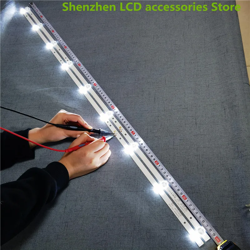 ل DLED50HD 4X9 0002 99 سنتيمتر 9LED 3 فولت 100% جديد LCD إضاءة خلفية للتلفاز بار