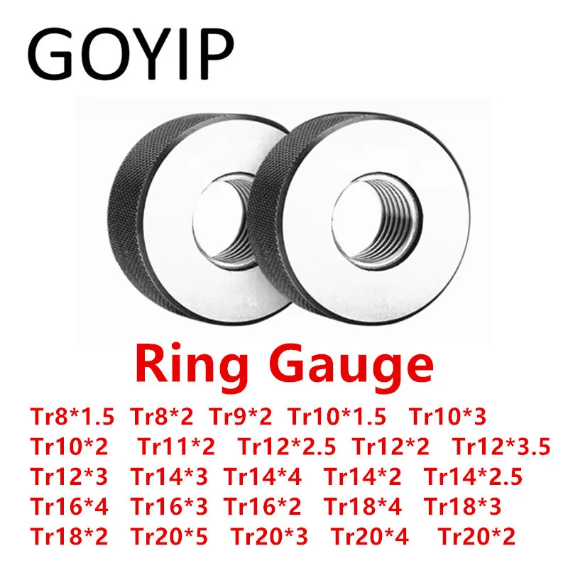 

Tr8 Tr9 Tr10 Tr11 Tr12 Tr14 Tr16 Tr18 Tr20 7e 8e Tr Type Trapezoidal Thread Ring Gauge GO And NO GO Gage Support Customized