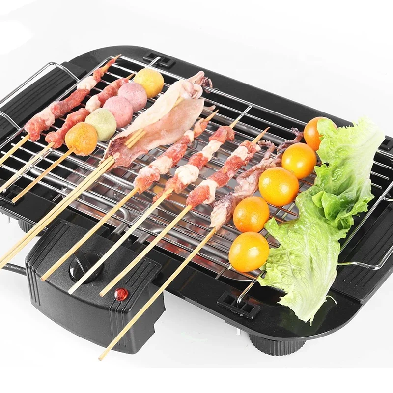 Electrical Bbq Grill Smokeless Electric Griddle With Hot Pot Table Korean Easily Cleaned Indoor Large Max Machine Grade Barbecue