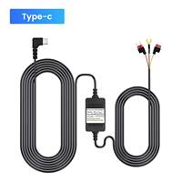 Dash Cam Hard Wire Kit Type-C Port DC 12/24V to 5V Car Charger 3A 24H Parking Monitor Buck Line For AZDOME M580 M560 GS63H Pro