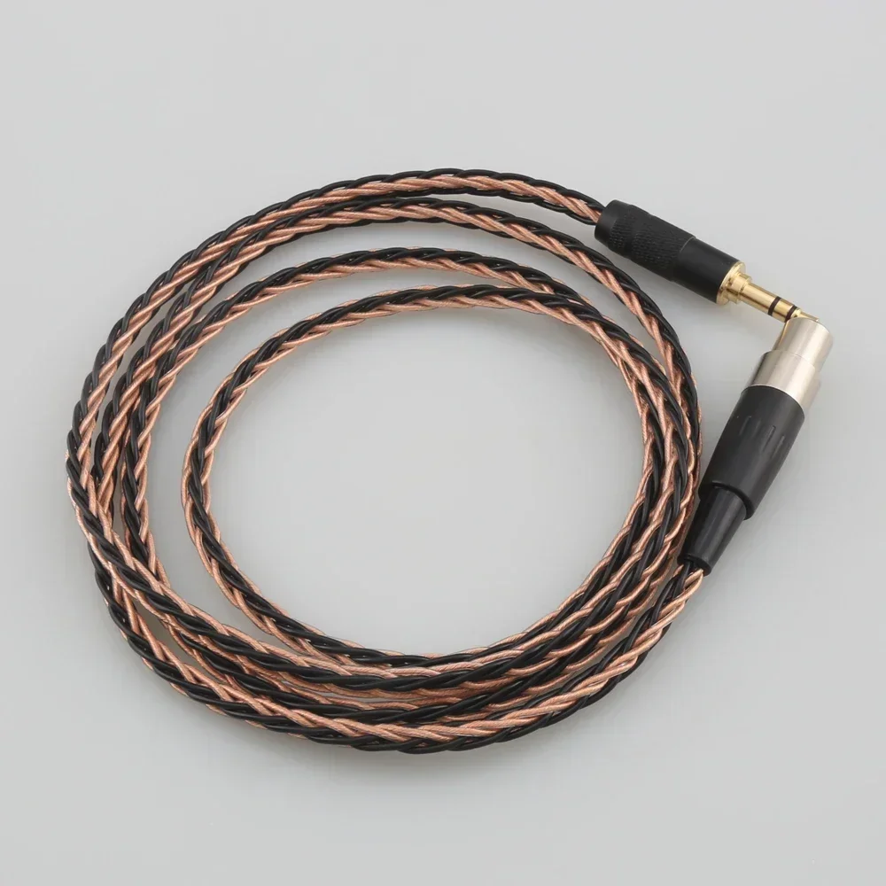 For AK G Q701, K240S ,K271 ,K702 ,K141 ,K171, K712  Audio headphone attached cables 3.5mm stereo plug to mini XLR 8cores