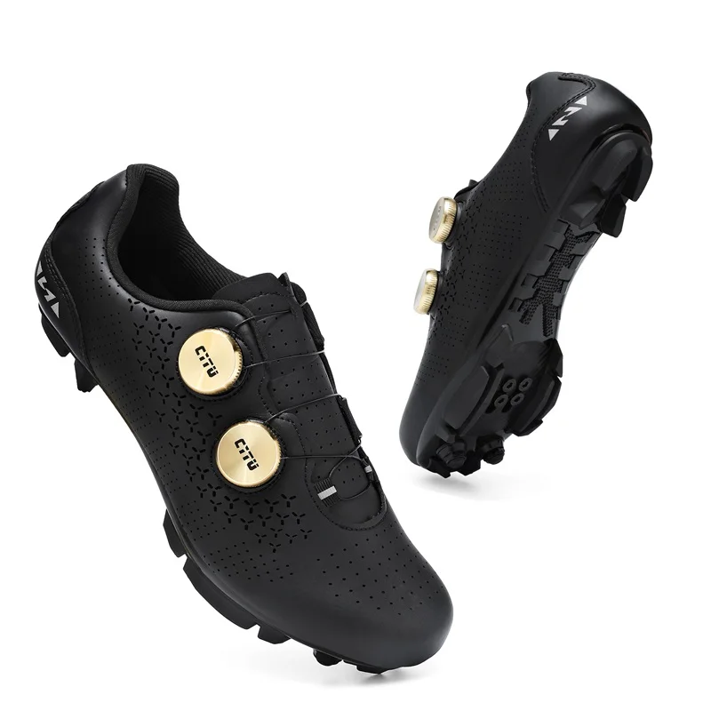 

Cycling Sneaker Cleats Shoes man Flat Pedal Mtb Bicycle Shoe Speed Cycling Shoes indoor Mountain Bike Shoe Racing Lock spd shoes
