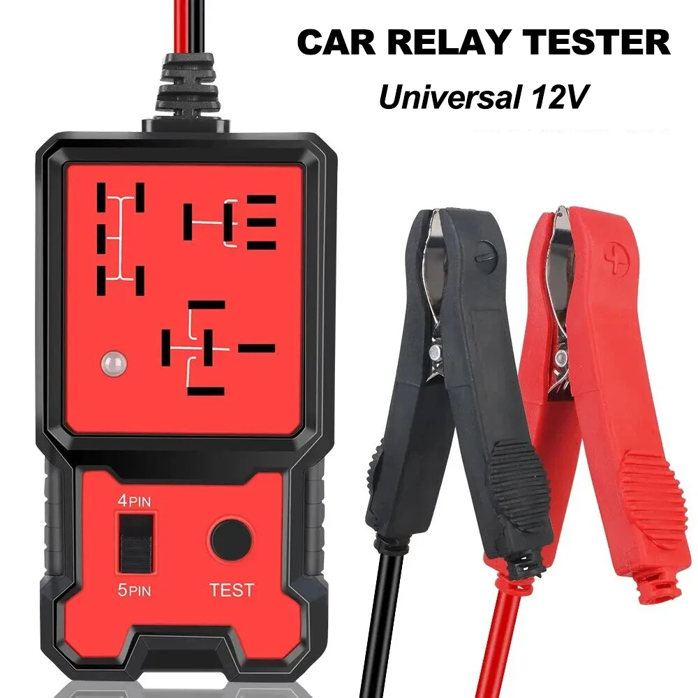 

Светодиодный индикатор, автомобильный аккумулятор, универсальный 12 В, электронный тест, тестер автомобильного реле, диагностические инструменты, автомобильные аксессуары