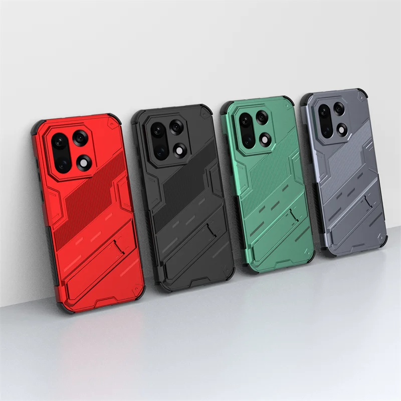 For OnePlus 15 Cover Case For OnePlus 15 Funda Shell Coque Armor Shockproof Stand Hard PC Holder Phone Bumper OnePlus 15