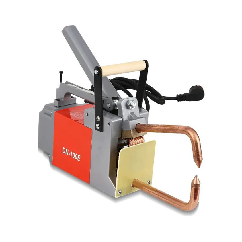 DN-100E Handheld Spot Welding Machine 1.5+1.5mm Steel Plate Sheet Metal Portable Spot Welder Welding Machine for Car Repair 220V