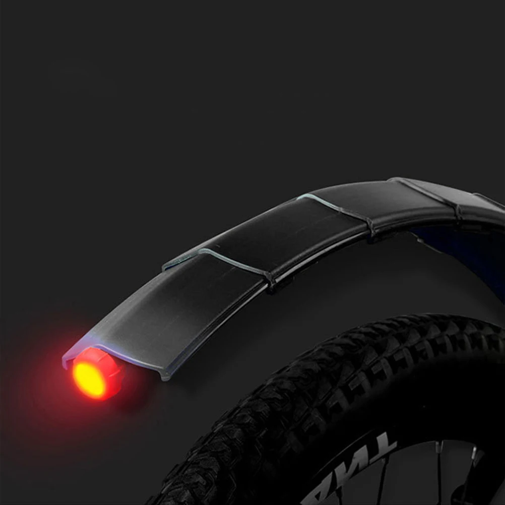 

Mountain Bike Rear Scalable Adjustable Mud Guard Cycling Wings Easy Install Mudflap Fits Bikes with Without Suspension Black