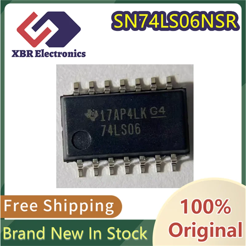 (10/50 pieces) SN74LS06NSR 74LS06 SOP14 5.2MM mid-body new original six-phase inverting buffer spot