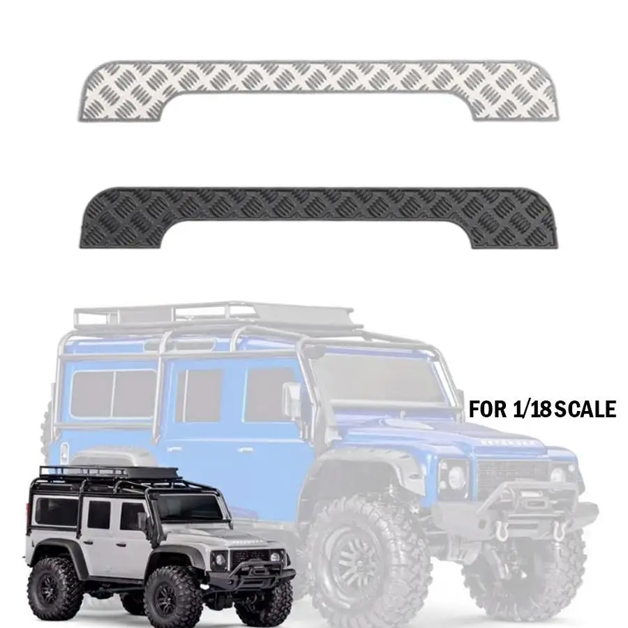 Anti-skid Plate At The Top Of The Rear Car Shell Metal Decorative Sticker For Trax Trx-4m 1/18 Defender