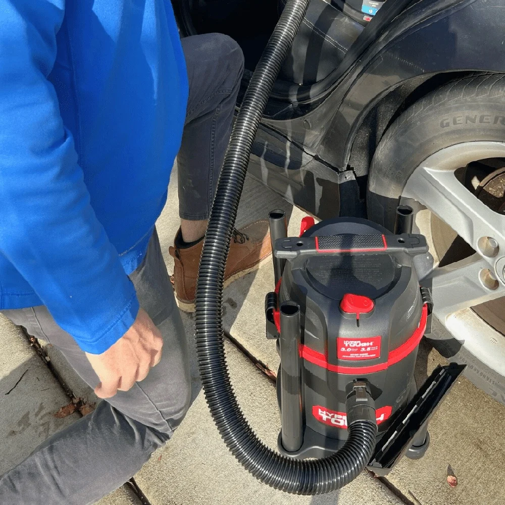 Filtro in tessuto blu riutilizzabile Aspirapolvere asciutti e bagnati da 2,5-5 galloni Accessorio ad anello di bloccaggio lavabile ad alta efficienza