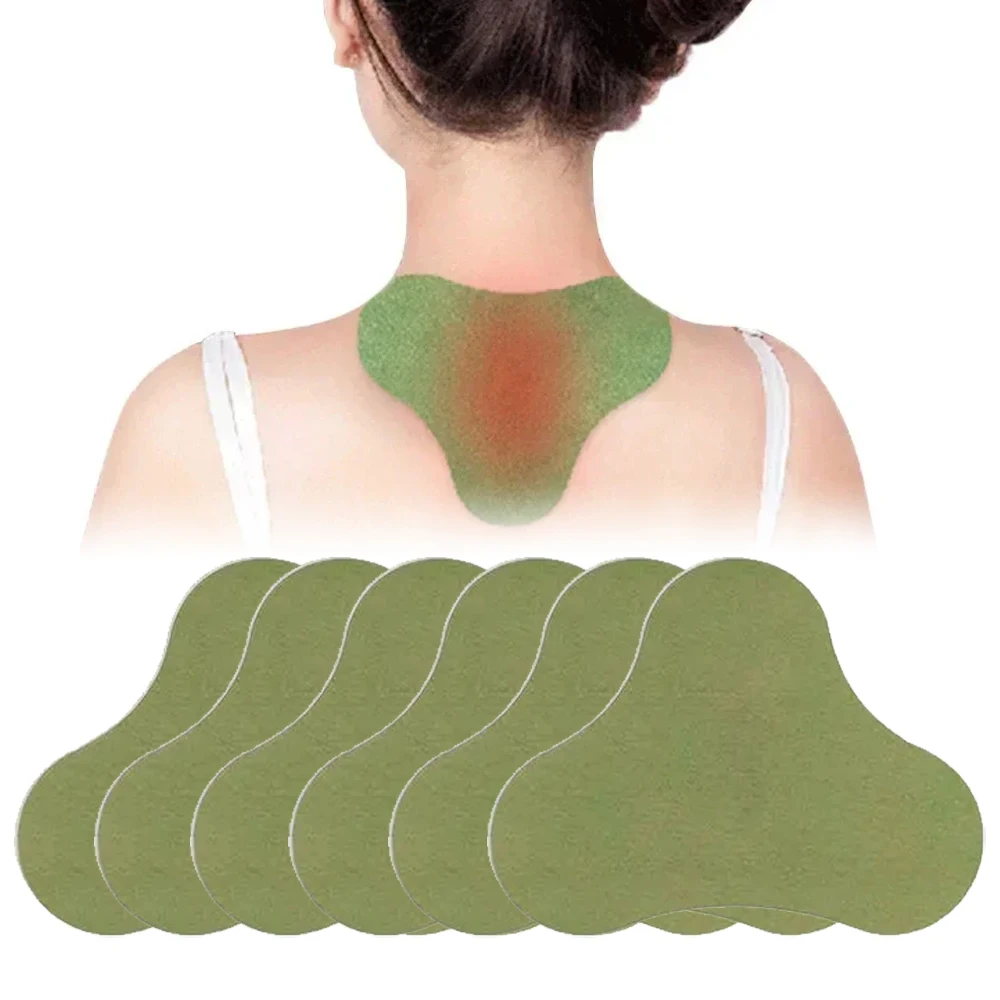 6/24Pcs Self-heating Shoulder Neck Patches Wormwood Plaster Joint Cervical Spondylosis Body Relief Stickers Rheumatoid Arthritis