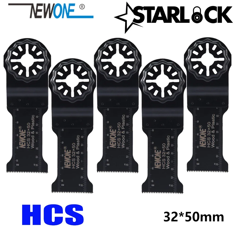 NEWONE Compatible for STARLOCK HCS32*50MM Length Saw Blades Oscillating Tools Cut Wood Plastic Metal Remove Carpet Nails more