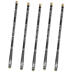 6H Mini Fish Rod Pen 38CM Ultra-Short Telescopic Freshwater Hand Rod Ultra-Light Hard Carbon Fiber Fishing Pole