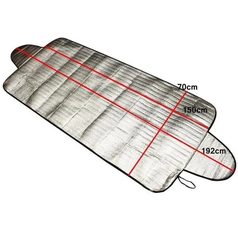 Car Windshield Sunshade Curtain Front Window Sun Shade Protector Foldable Car UV Protection Sunshade Auto Windscreen Visor Cover image 3