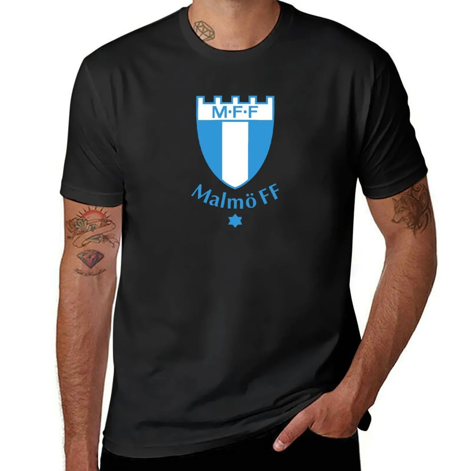 

Malmo FF Crest/Logo T-Shirt cute clothes plain plus sizes mens t shirt