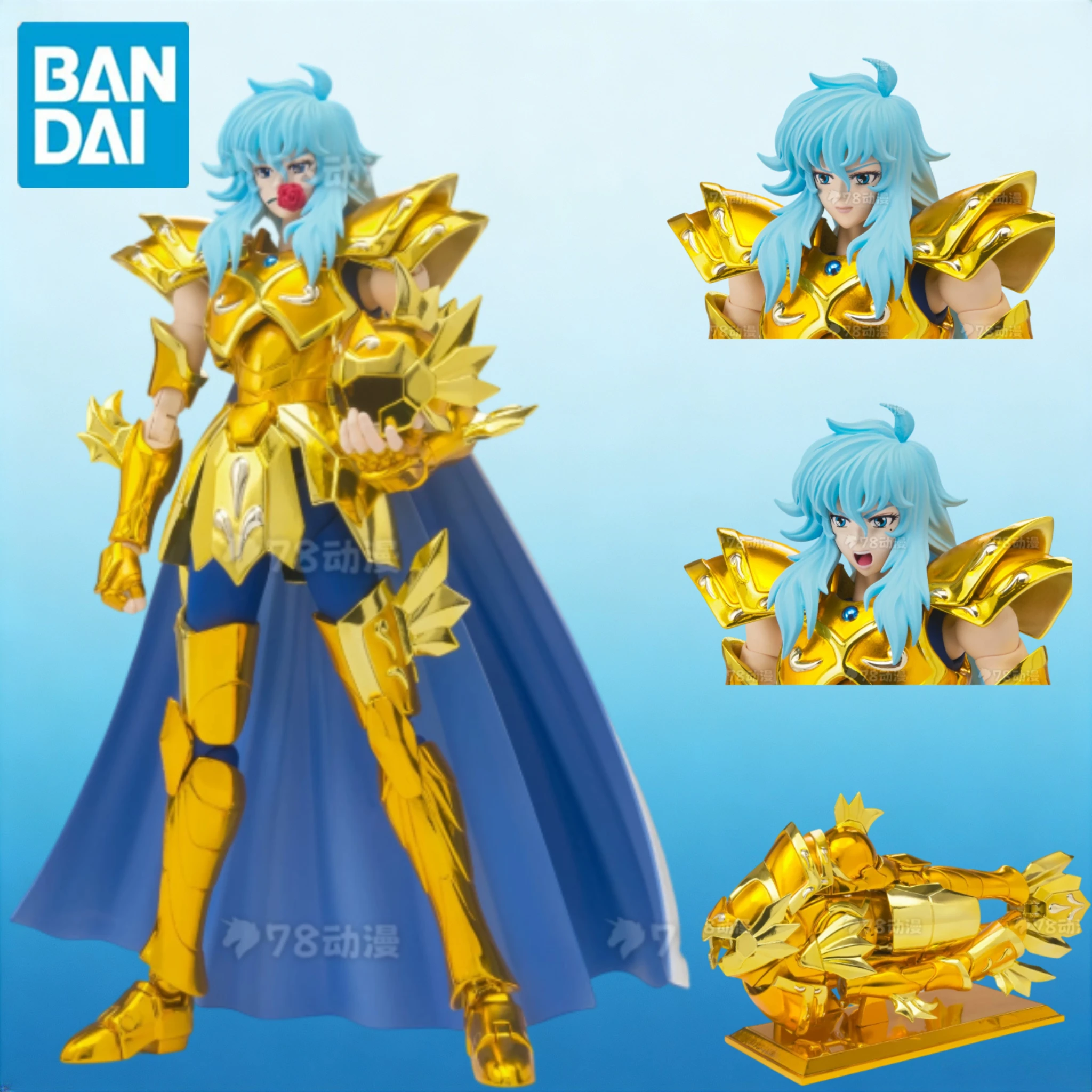 

In-stock Bandai Saint Seiya Cloth Myth EX Gold Pisces Aphrodite REVIVAL Version Alloy Action Figure Collectible Gift