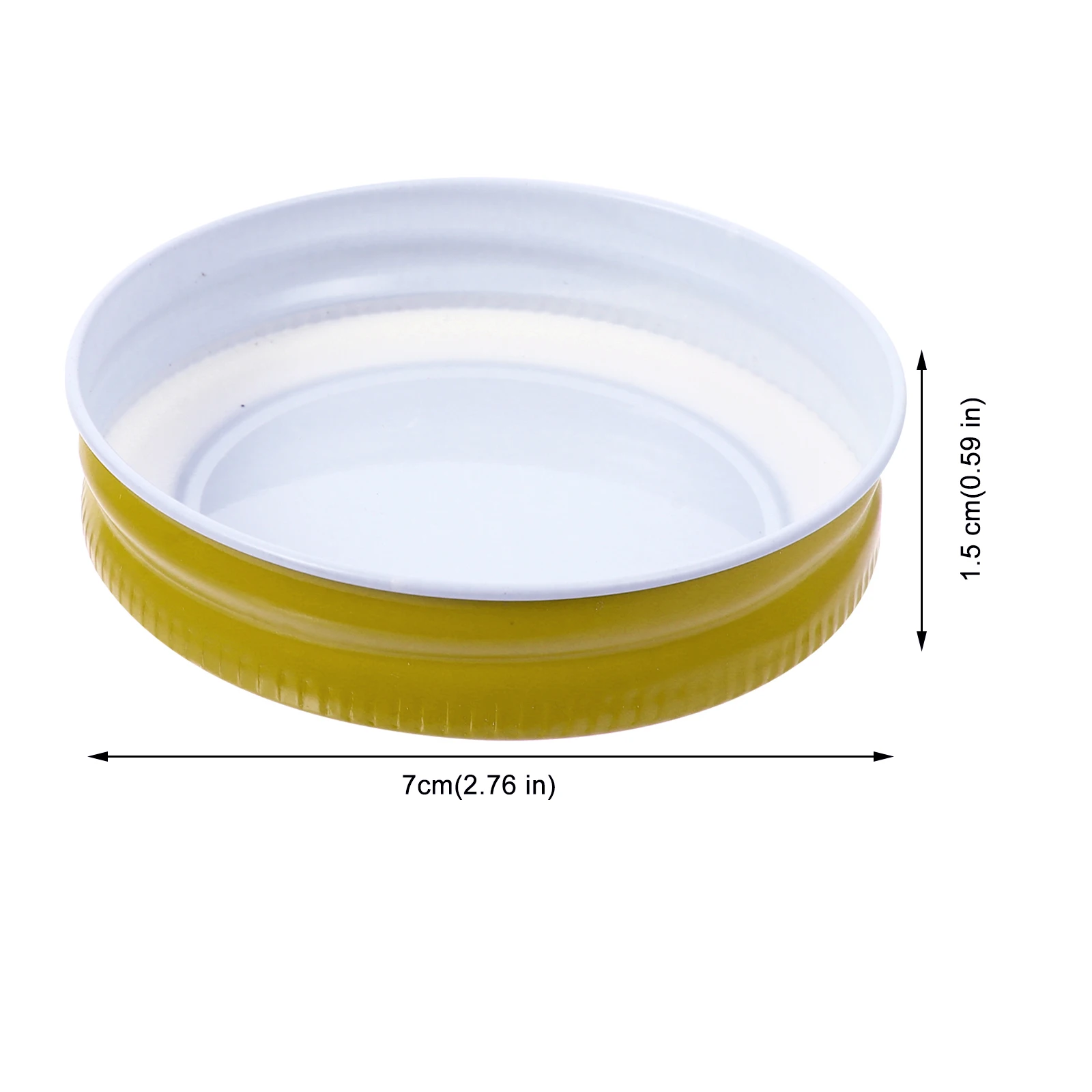 

12Pcs High Quality Tin Lids Reusable Metal Caps for Freezer Refrigerator Dry Storage 7Cm Mark Jars Jar Lids Jar Cover