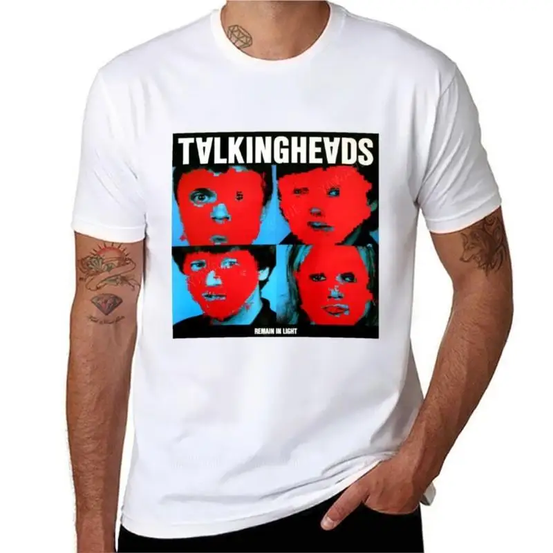 summer t-shirt for mens Remain in Talking heads T-Shirt cute tops Short sleeve mens t shirt cotton boys tops