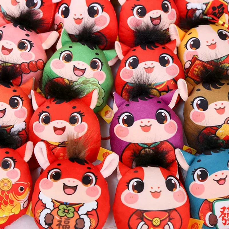 

Год лошади, кукла-талисман, кулон, китайский зодиак, лошадь, кисточка, кулон, подвеска для рюкзака, украшение, подарки