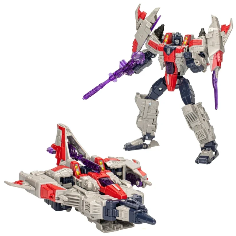 In Voorraad Transformatoren Erfenis Verenigd Voyager Cybertron Universum Starscream Actiefiguur Robot Speelgoed Geschenken Hobby Anime Figuren