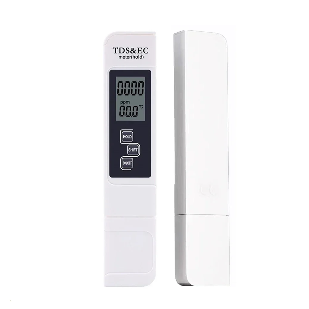 Water Quality Detection Pen Household Drinking Digital Water Quality Tester TDS EC Meter 0-9990 Temperature Meter TEMP PPM Test