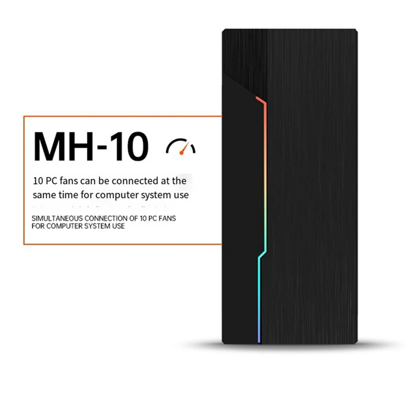 MH-10ARGB Controller Dual 10-Bit Wireless Controller Can Synchronize PWM Temperature Control With Shenguang Ten-Port Hub-T45C