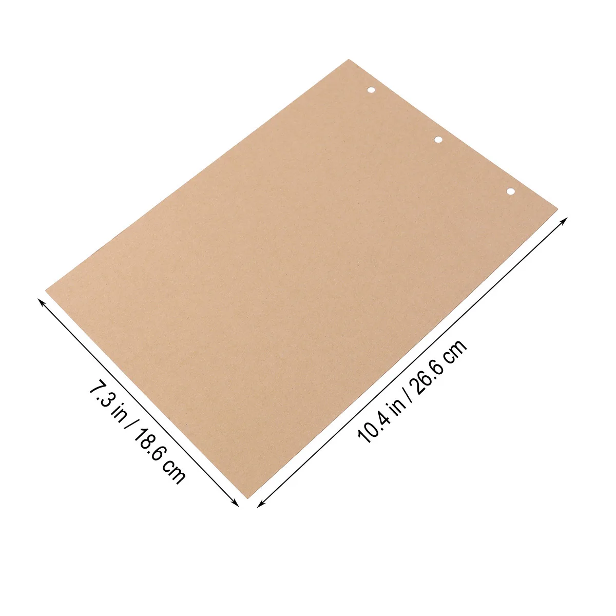 

15 Sheets Photo Album Scrapbook Refill Pages Thick Kraft Paper Double Sided for 10 Inches DIY Photo Album Refill Pages