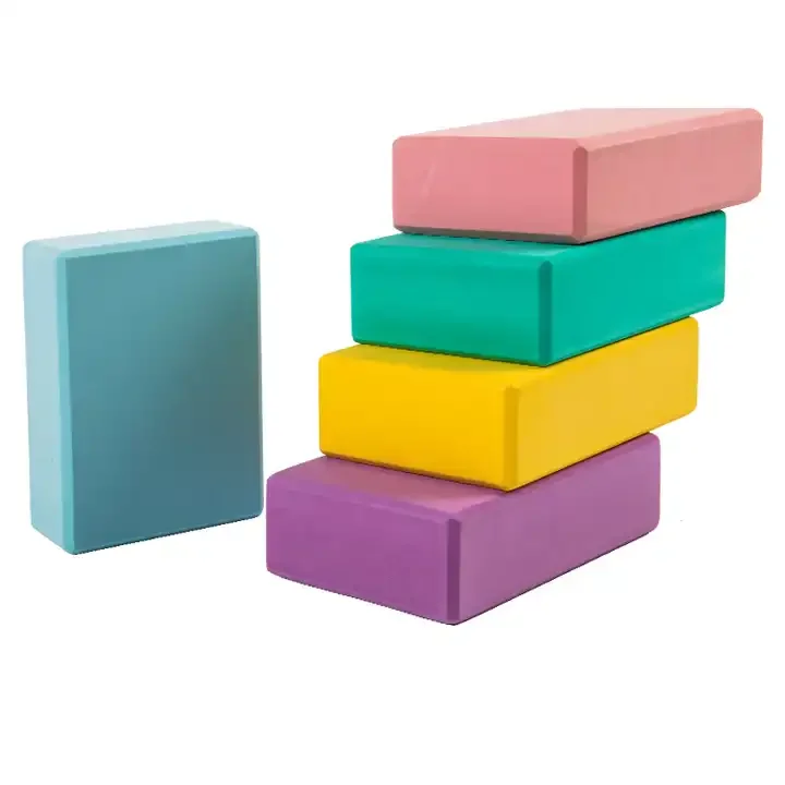 

Customized LOGO EVA Foaming High-density Yoga Bricks, Colorful EVA Fitness and Environmental protection Yoga Bricks