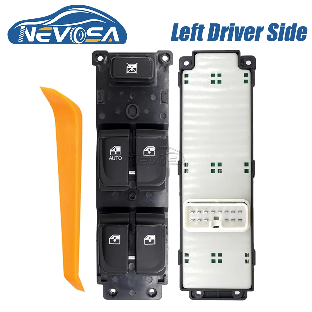 NEVOSA 93570-1J100 93570-1J102 LHD RHD Left Right Driver Power Window Switch For Hyundai i20 2008 2009 2010 2011 2012 2013 2014